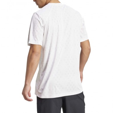 T-shirt Adidas Club Graph white grey