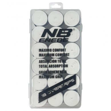 Overgrips Enebe Smooth x 18 White