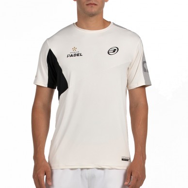 T-shirt Bullpadel Pocate in off-white