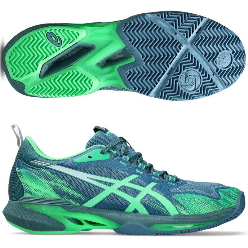 Asics Sonicsmash FF saba blue vital green 2026 padel shoes