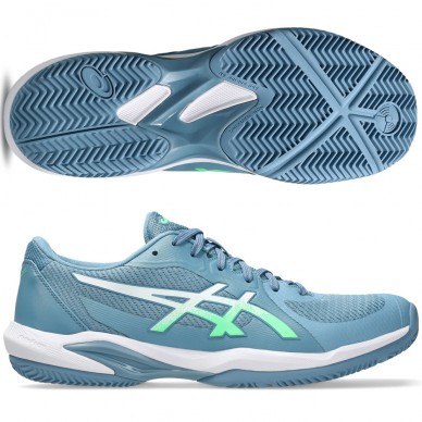 Asics Solution Swift FF 2 Saba Blue Vital Green 2026 Padel Shoes