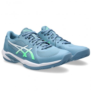 Asics Solution Swift FF 2 Saba Blue Vital Green 2026 Padel Shoes