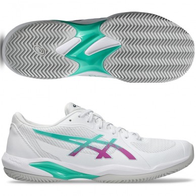Asics Solution Swift FF 2 Clay white digital sakura 2026 padel shoes