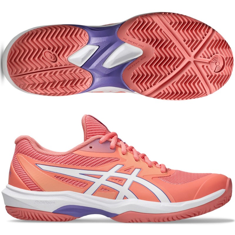 Asics Game FF Padel Guava White 2026 Padel Shoes