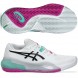 Asics Gel Resolution X Clay White Aurora Green 2026 Padel Shoes
