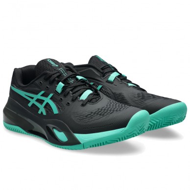 Asics Gel Resolution X Clay black aurora green 2026 Padel Shoes