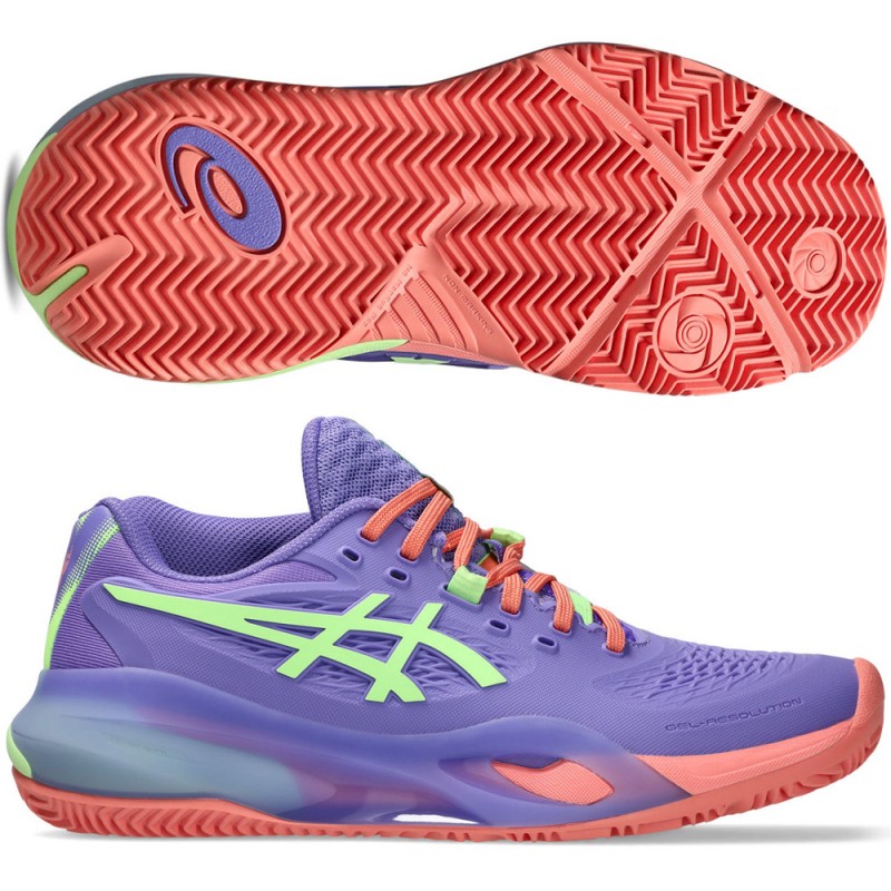 Asics Gel Resolution X Padel amethyst illuminate green 2026 Padel Shoes