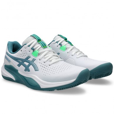 Asics Gel Challenger 15 Padel white misty pine 2026 Padel Shoes