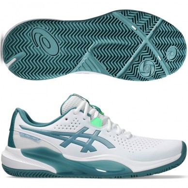 Asics Gel Challenger 15 Padel white misty pine 2026 Padel Shoes