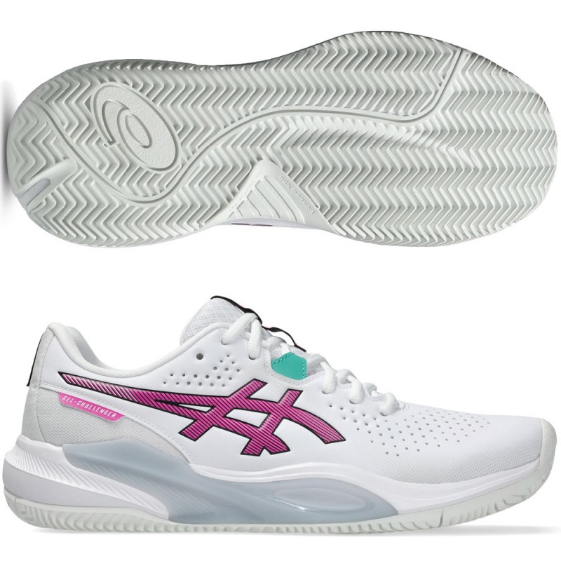 Asics Gel Challenger 15 Clay white digital sakura 2026 padel shoes