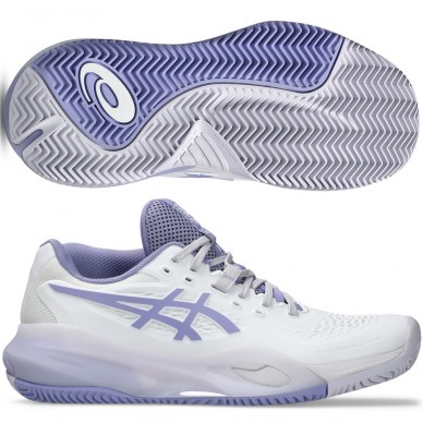 Asics Gel Resolution X Clay White Bluebell 2026 Padel Shoes