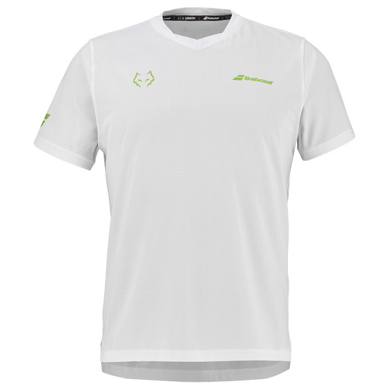 T-shirt Babolat Crew Neck Lebron white