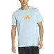 T-shirt Adidas M Padel Cat blue cyan