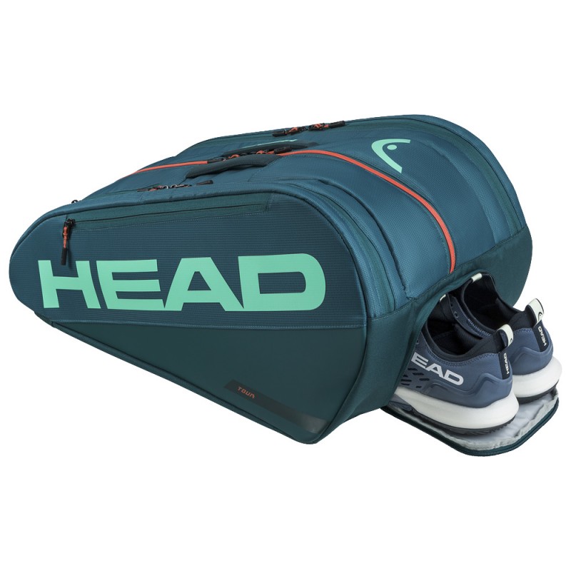 Head Tour L green orange 2026 Padel Bag