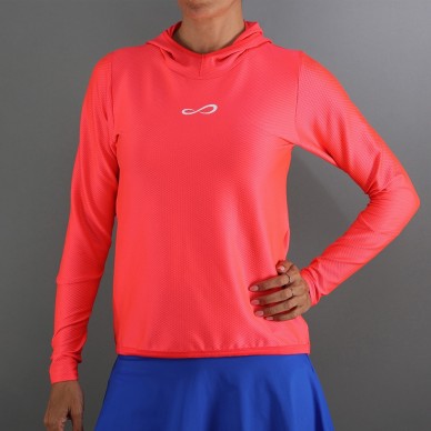 Sweatshirt Endless Breath Line ruby