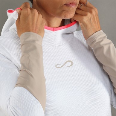 Sweatshirt Endless Breath Line white delave
