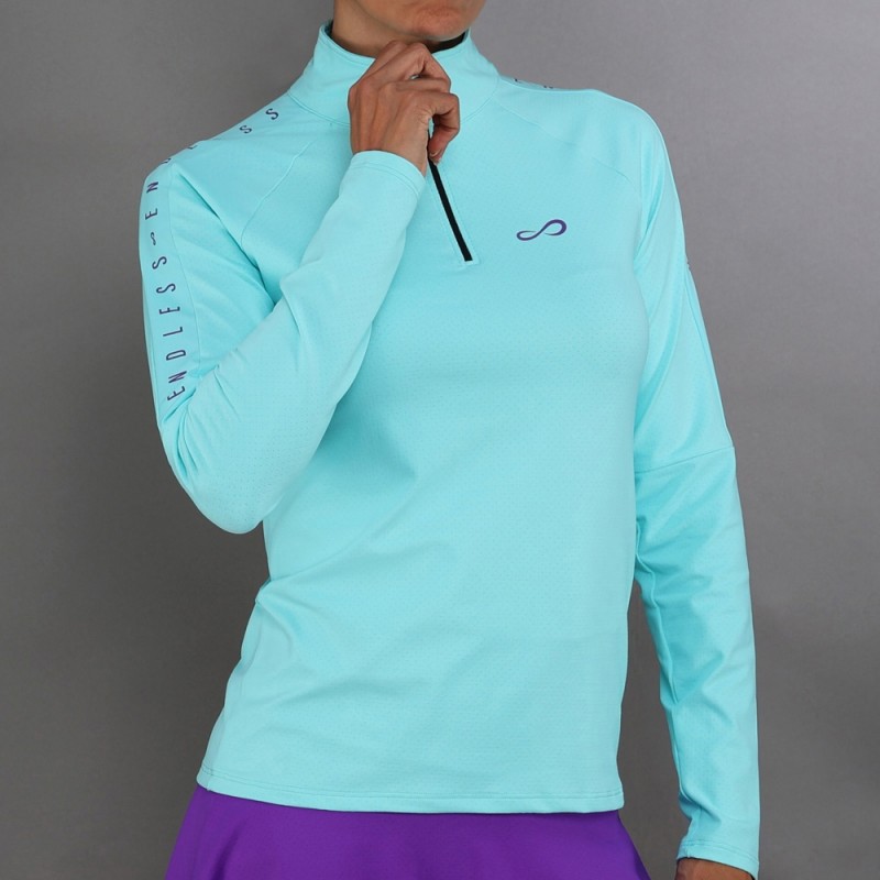 Sweatshirt Endless Kirsch II Aqua Blue