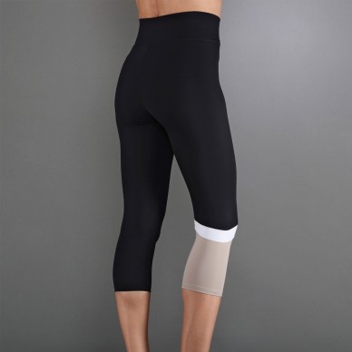 Leggings Endless Line Pocket HW 7/8 black delave