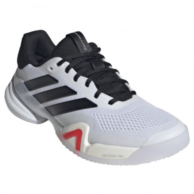 Adidas Barricade 14 M Clay white black lucid red 2026 Padel Shoes