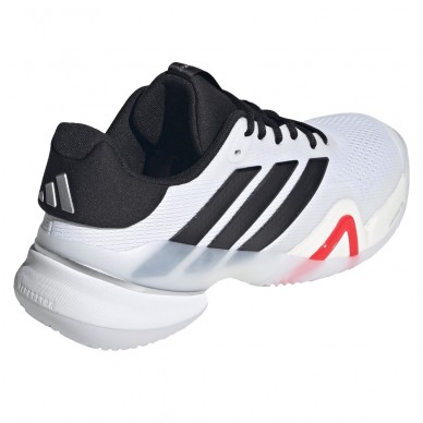 Adidas Barricade 14 M Clay white black lucid red 2026 Padel Shoes