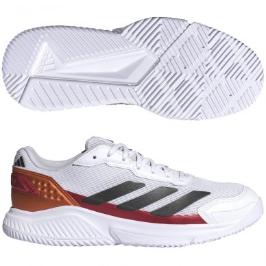 Adidas Courtquick Padel M white lucid orange 2026 padel shoes