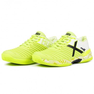 Munich PADX 62 Padel white yellow 2026 Padel Shoes