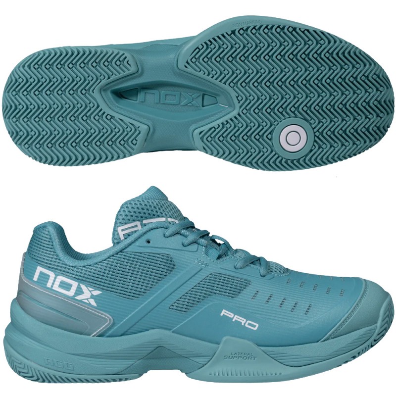 Nox AT10 Pro turquoise white 2026 padel shoes