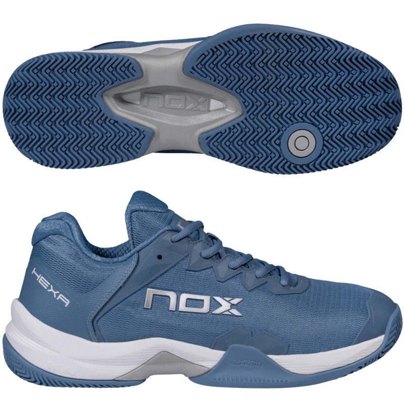 Nox ML10 Hexa blue silver 2026 padel shoes