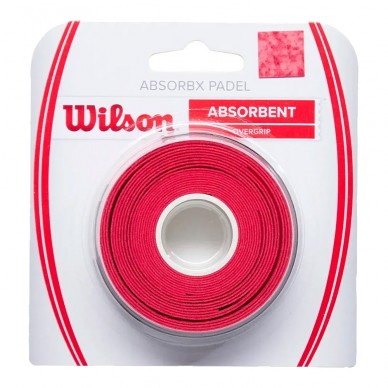 Overgrips Wilson Absorbx 3 Pack red