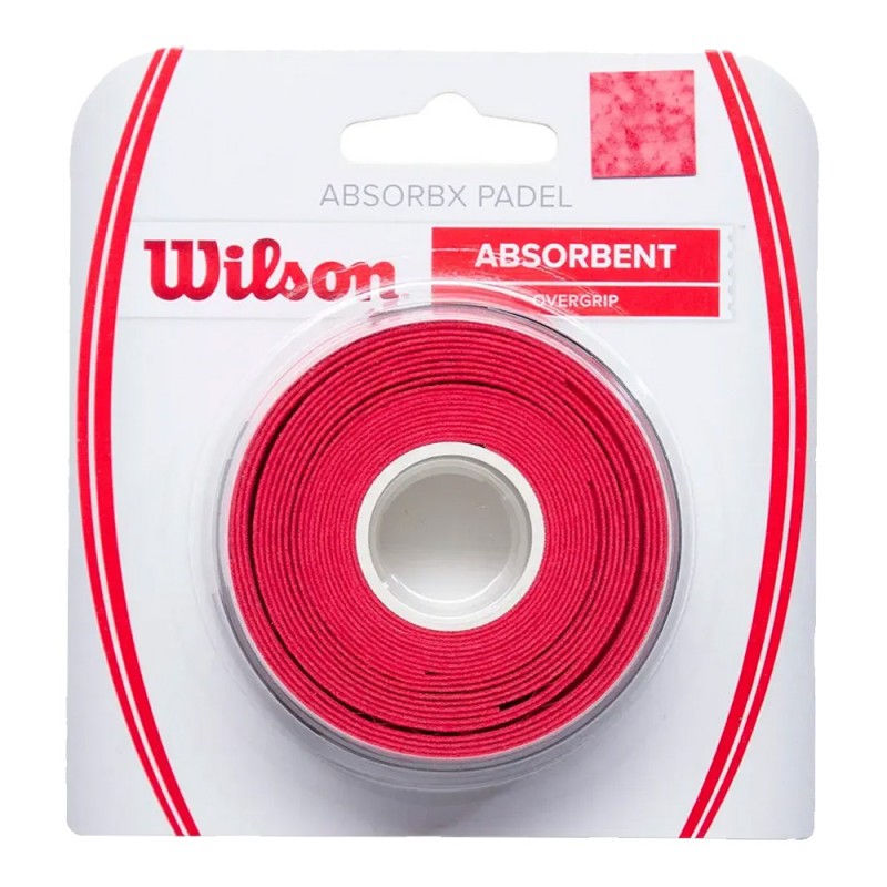 Overgrips Wilson Absorbx 3 Pack red