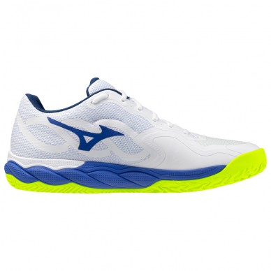 Mizuno Wave Enforce Court CC white dazzling blue 2026 padel shoes
