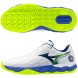 Mizuno Wave Enforce Court CC white dazzling blue 2026 padel shoes