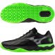 Mizuno Wave Enforce Court Padel black foliage green 2026 Padel shoes