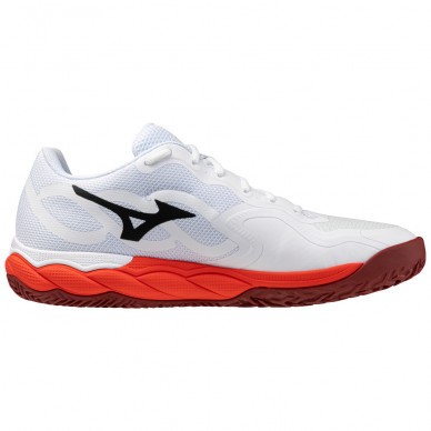 Mizuno Wave Enforce Court CC fiery red white 2026 padel shoes
