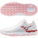 Mizuno Wave Enforce Court CC white pinkesque 2026 padel shoes