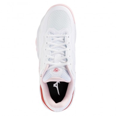 Mizuno Wave Enforce Court CC white pinkesque 2026 padel shoes