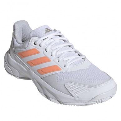 Adidas Padel Shoes Courtjam Control 3 W white beam orange 2026