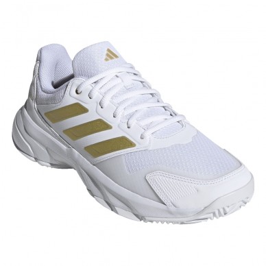 Adidas Courtjam Control 3 W white gold 2026 padel shoes