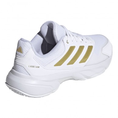 Adidas Courtjam Control 3 W white gold 2026 padel shoes