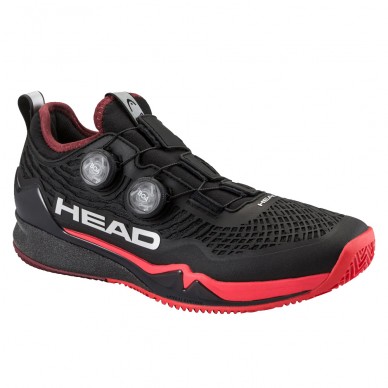 Head Endure Pro BOA Black Red 2026 Padel Shoes
