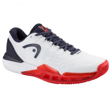 Head Revolt Pro 5.0 Clay Men white navy 2026 Padel Shoes
