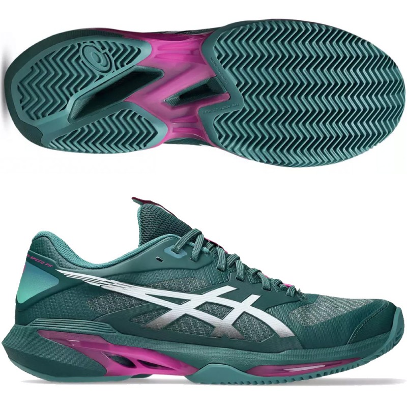 Asics Solution Speed FF 4 Clay Dark Neptune White 2026 Padel Shoes