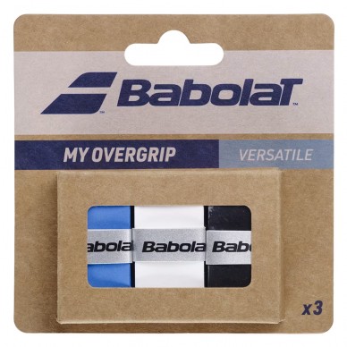Overgrips Babolat My Overgrip x3 Black Blue White