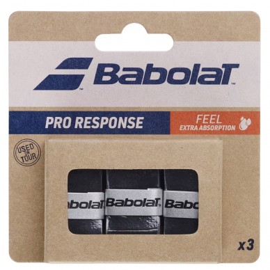 Overgrips Babolat Pro Response Feel x3 black
