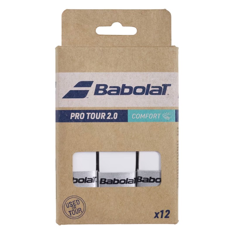 Overgrips Babolat Pro Tour 2.0 x 12 White