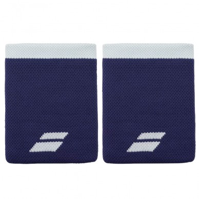 Wristbands Babolat Logo Jumbo Blue White