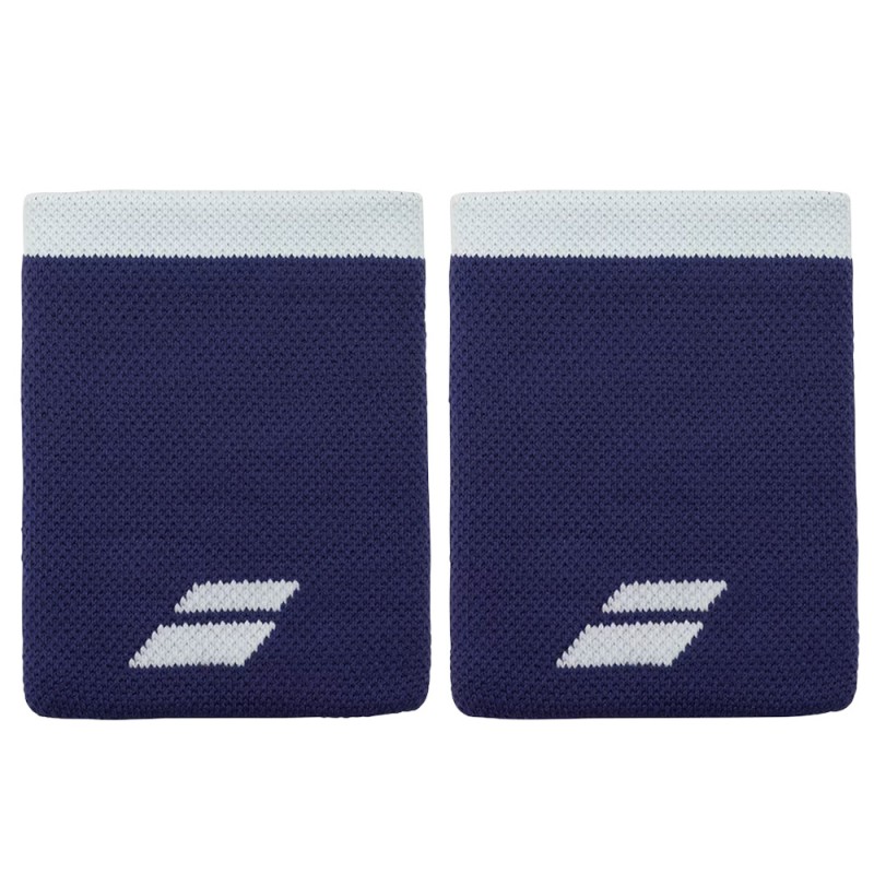 Wristbands Babolat Logo Jumbo Blue White