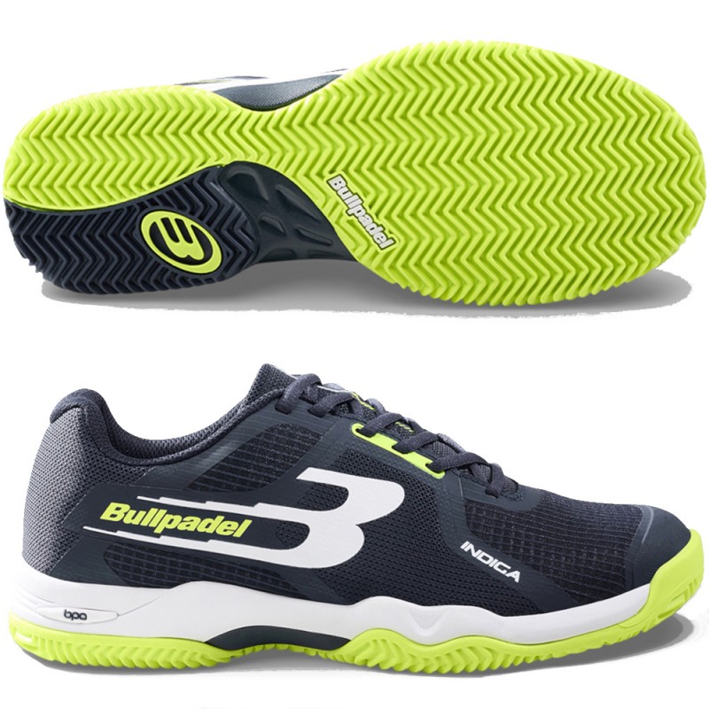 Bullpadel Indiga 26V lime blue 2026 padel shoes