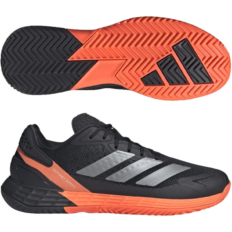 Adidas Defiant Speed 2 M black lucid orange 2026 padel shoes