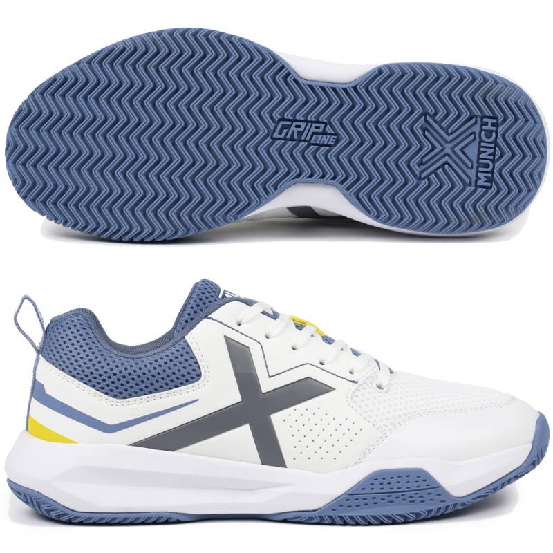 Munich Focus 04 white blue 2026 Padel Shoes